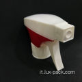Teste spray a grilletto durevoli bianco e rosso.